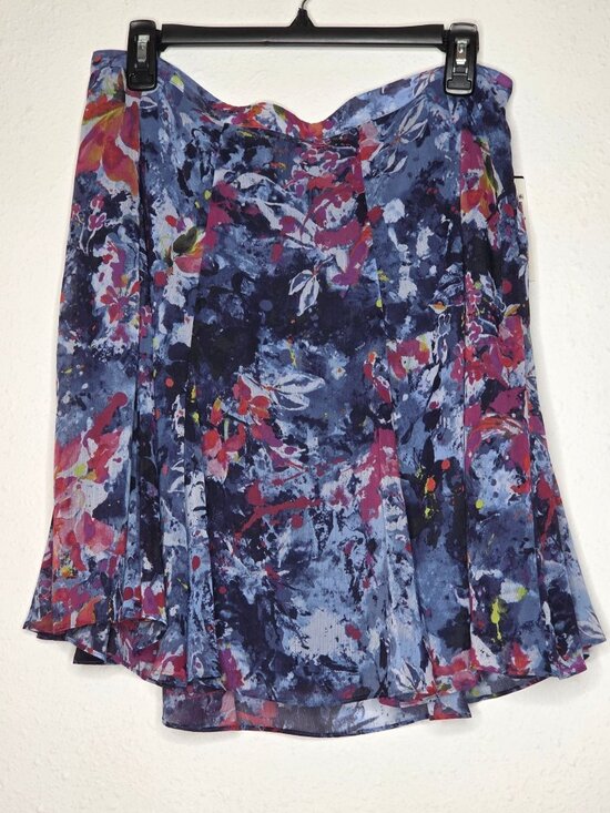 Lauren Ralph Lauren Dresses & Skirts - Lauren Ralph Lauren Floral Print Crinkle Georgette Miniskirt